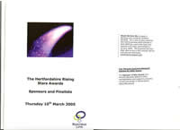 hertforshire rising stars programme 2005